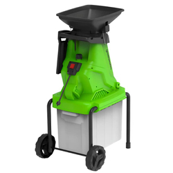 Измельчитель садовый электрический Greenworks Арт. 2208007, 220 В, 2800 Вт с контейнером