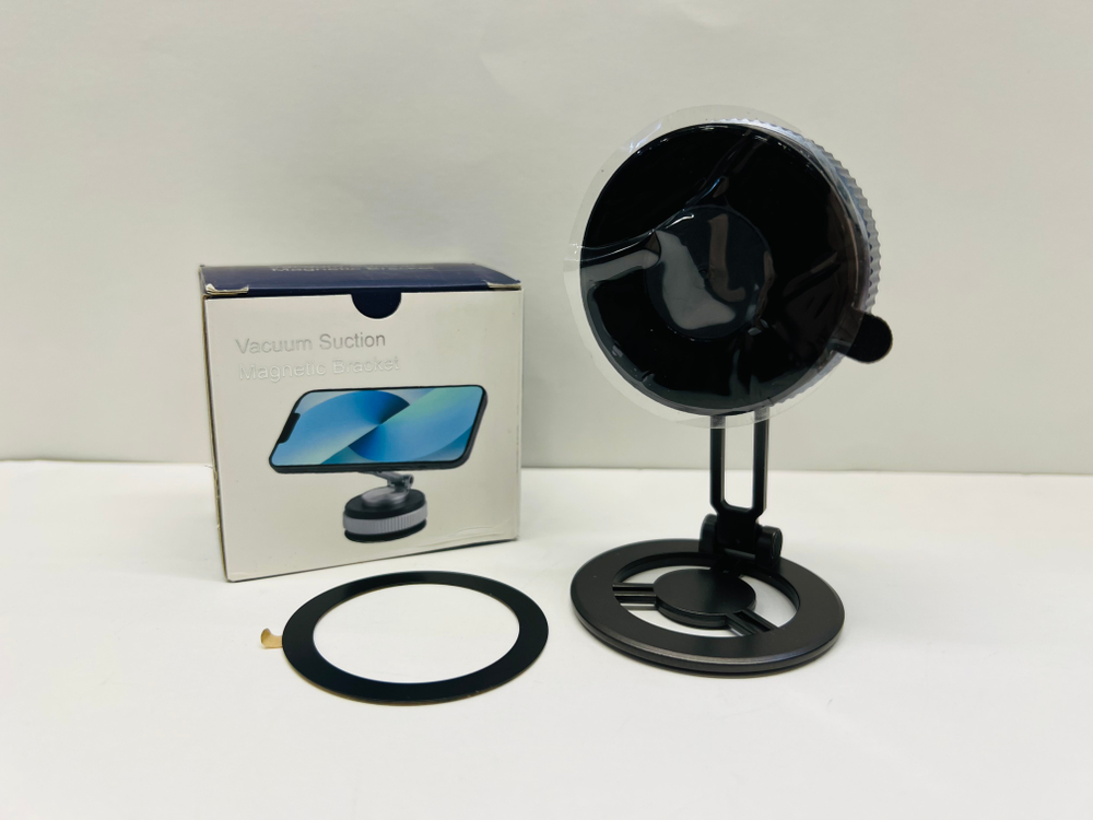 Держатель для телефона автомобильный в машину, на панель, с кольцом MagSafe, клеящаяся платформа, скотч + магнит, 102, МагниТО-L (1 шт.)