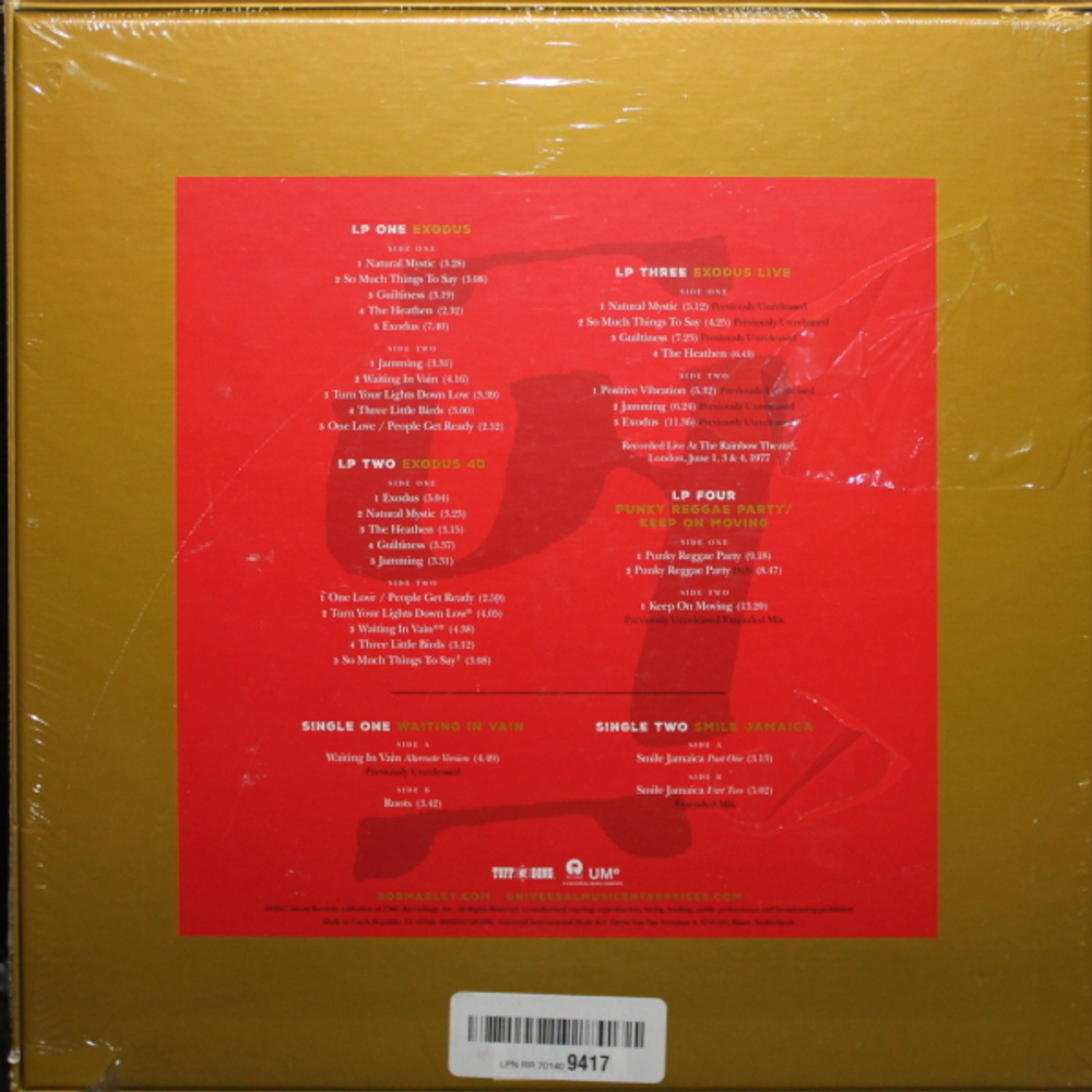 Bob Marley & The Wailers / Exodus (The Movement Continues...)(4LP+2x7" Vinyl Singles)