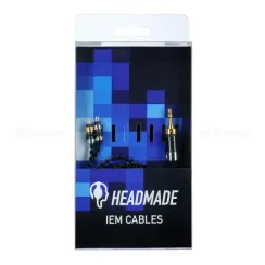 HeadMade IEM 2-pin - 3.5mm Black 1.2m