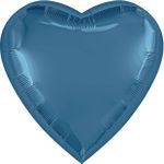 Ag Шар 36'' / 91 см сердце, Сизый, Бохо (БГ-150)