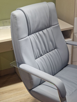 Кресло офисное 2367A 380951 grey color LEATHER