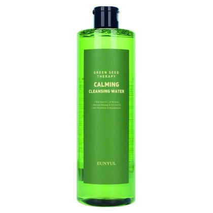 Мицеллярная вода успокаивающая с экстрактами зеленых плодов Eunyul Green Seed Therapy Calming Cleansing Water 500мл