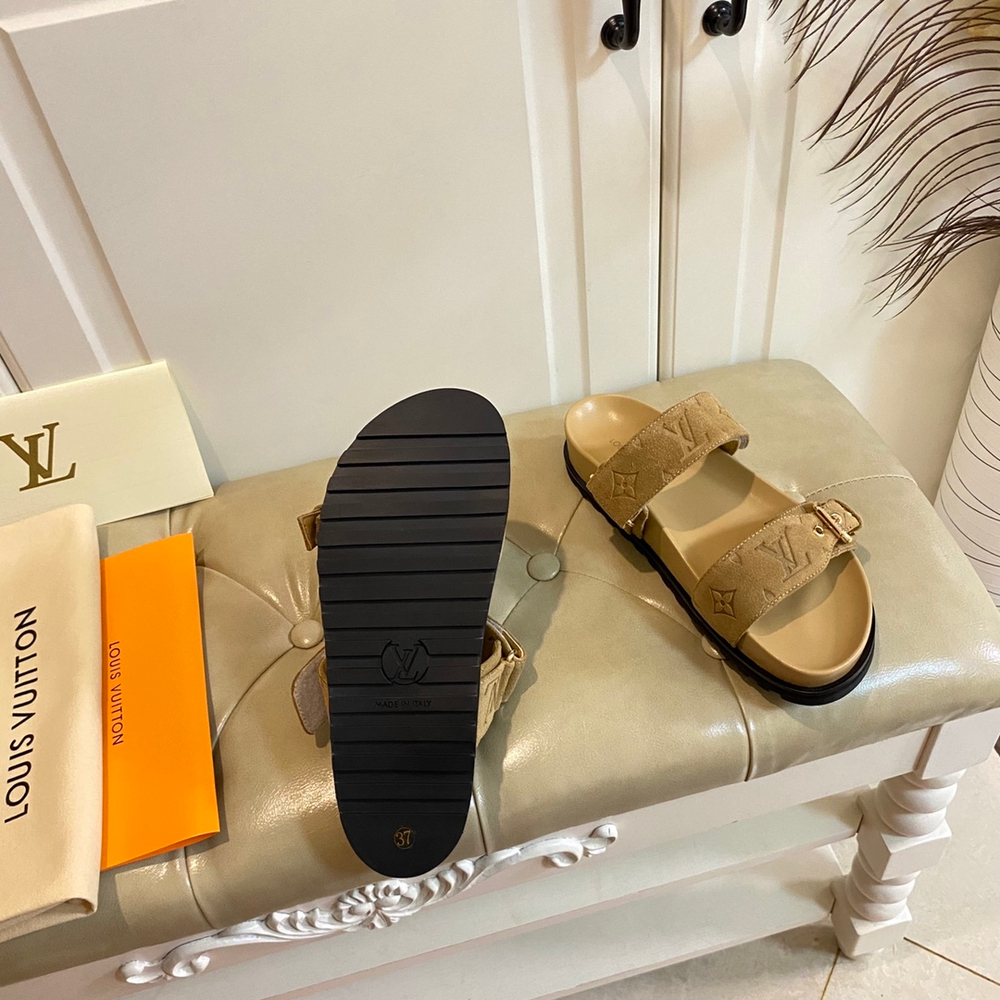 Louis Vuitton Bom Dia Flat Comfort Mule