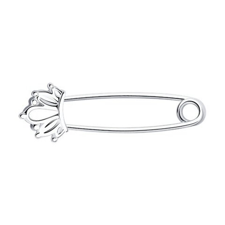 Брошь из серебра