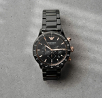 Керамические наручные часы Emporio Armani AR70002 с хронографом