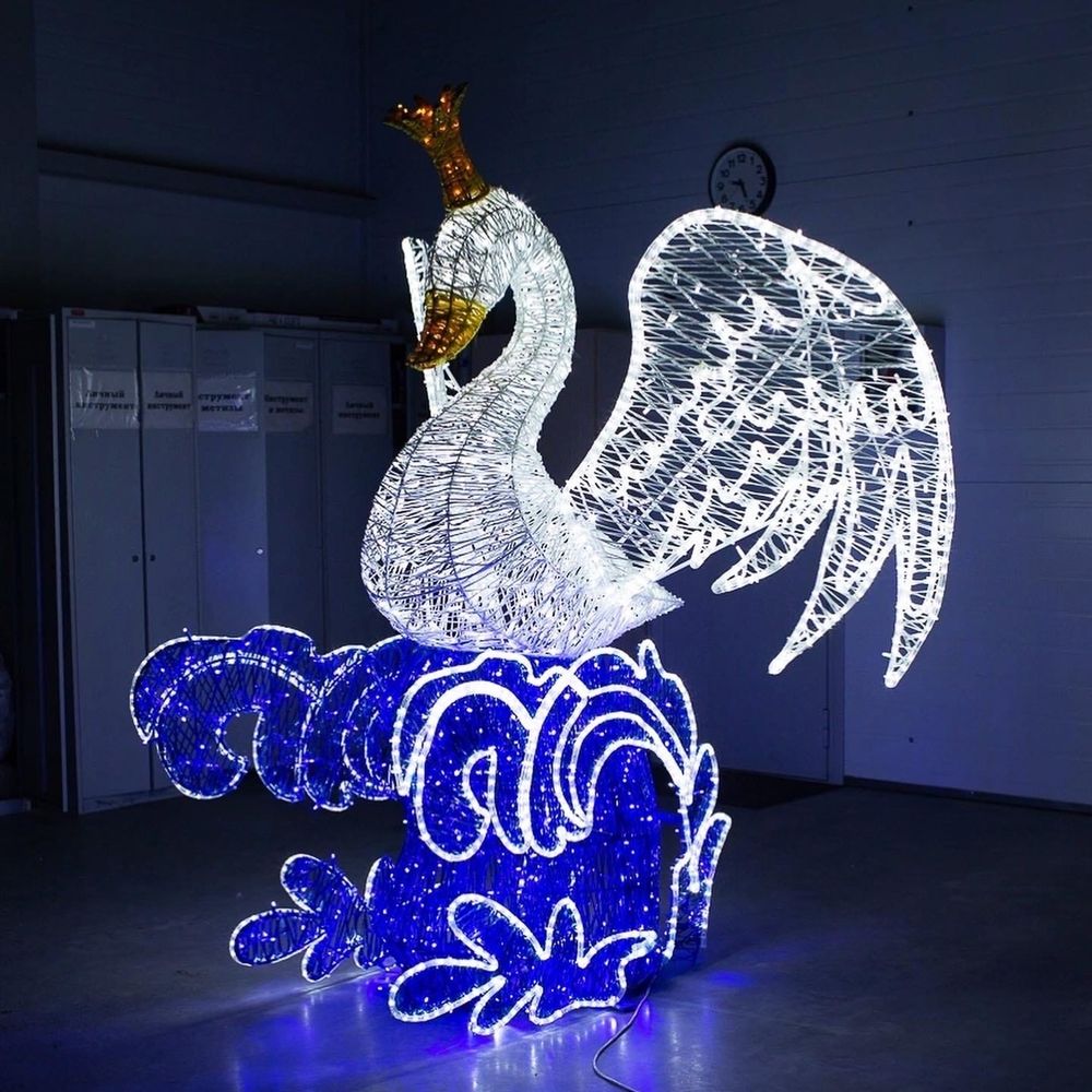 Световая фигура «Царевна-Лебедь»