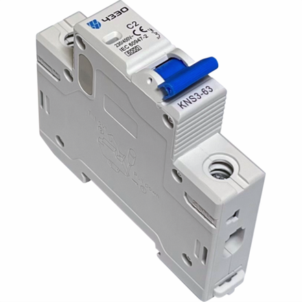 Модульный автоматический выключатель KNS3-63-AC-1P-C2