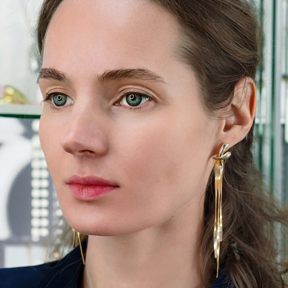 Серьги Fiore Luna ABE30878-01 G