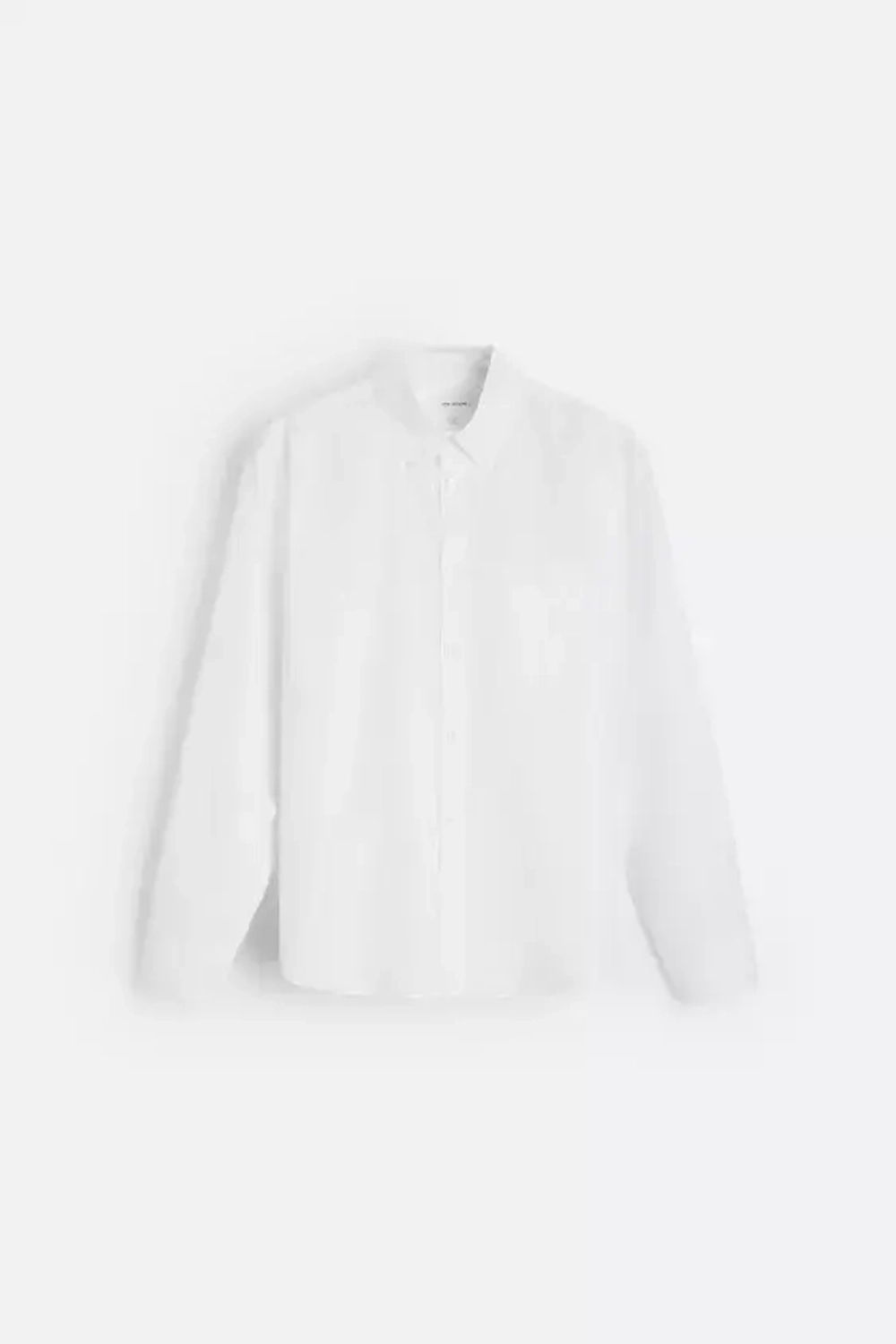 ZARА РУБАШКА ОКСФОРД, БЕЛЫЙ