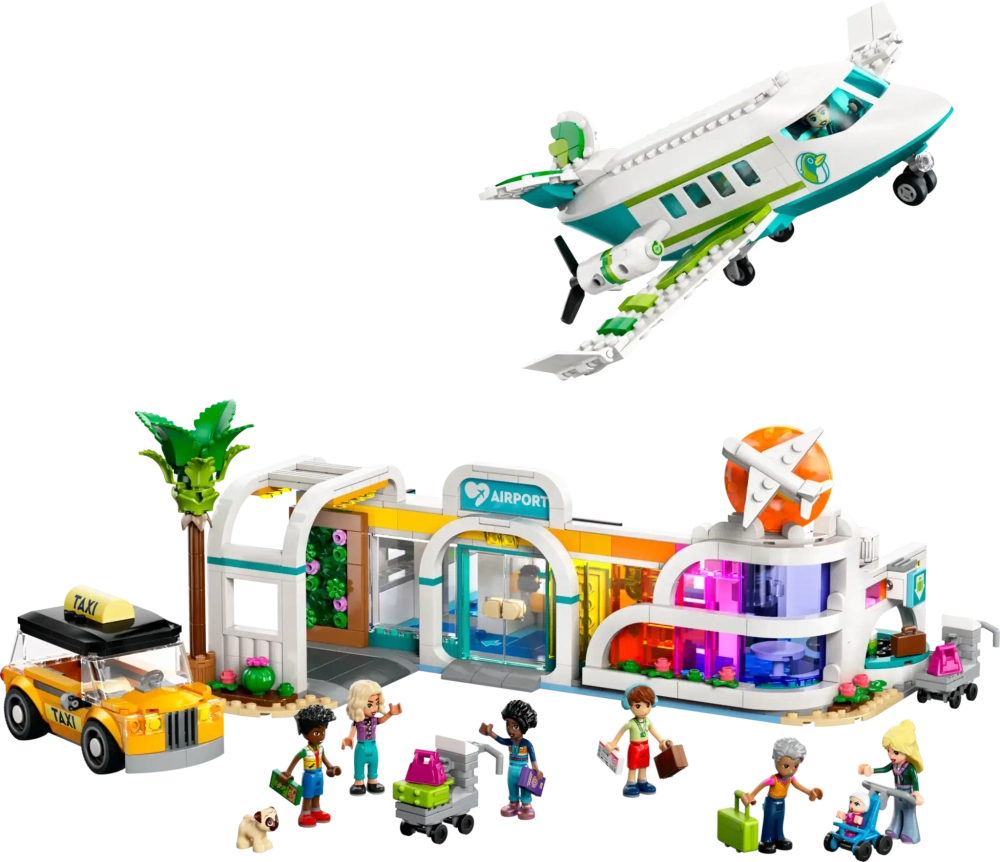 Конструктор LEGO Friends 42656 Аэропорт Хартлейк-Сити и самолет