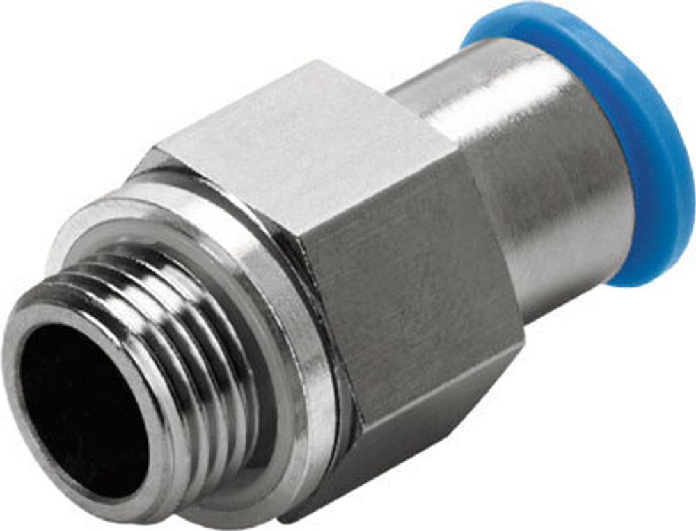 QSK-G3/8-8 Цанговый штуцер с резьбой, самозапирающийся