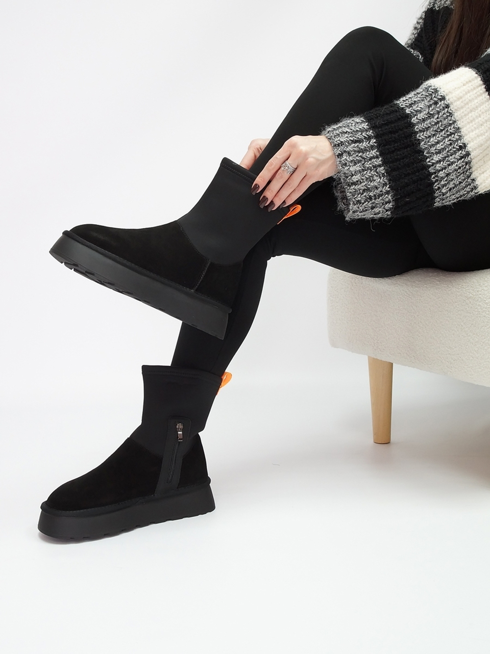 Полусапоги женские зимние