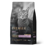 Сухой корм PREMIER для взрослых кошек Лосось и индейка