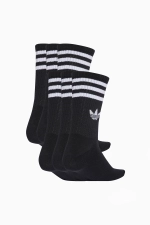Носки adidas 3-Stripes High Crew 6 Pairs - черный
