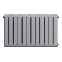 Радиатор биметаллический Piano Forte серый 500 12 секции