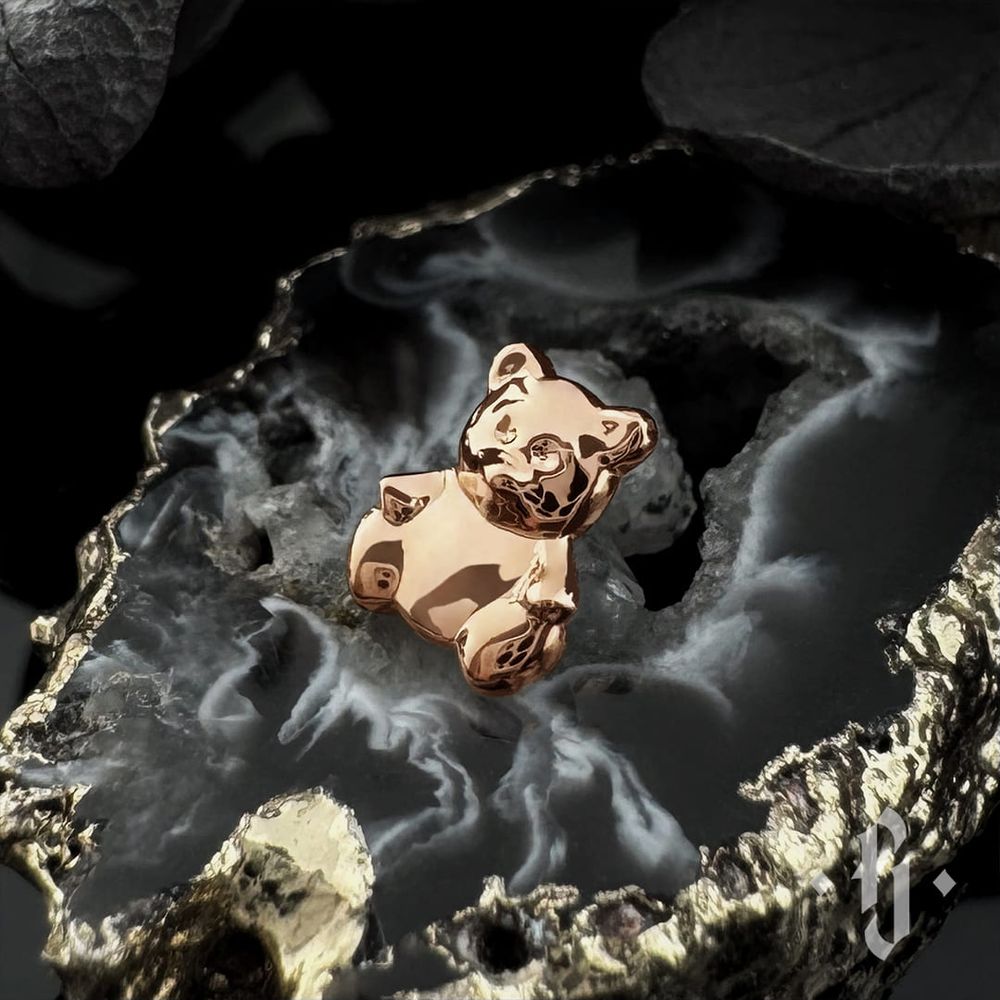 Накрутка &quot;Bear&quot; - Розовое золото