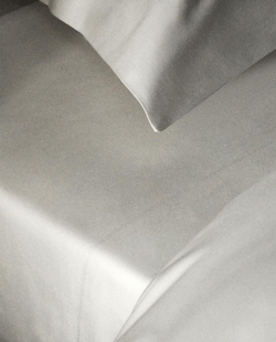 ZARA HOME (300 НИТЕЙ) ПРОСТЫНЯ ИЗ ХЛОПКА, БЕЛЫЙ