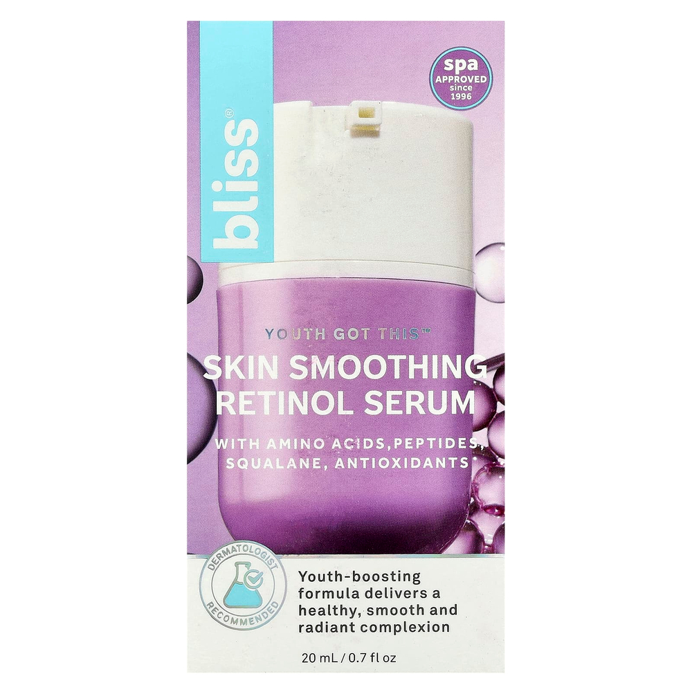 Bliss, Разглаживающая сыворотка с ретинолом, 20 мл (0,7 жидк. Унции)