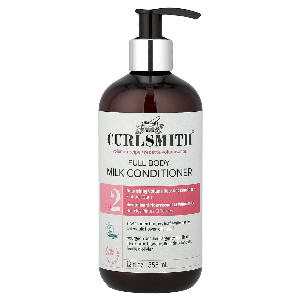 Curlsmith, молочный кондиционер для всего тела, тусклые локоны, 355 мл (12 жидк. унций)