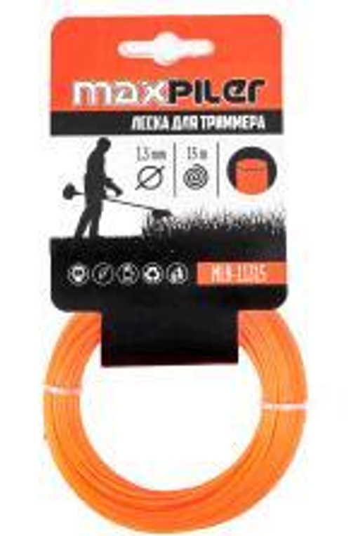 Леска для триммера 2.0мм*15м (круг, карт.уп) MLR-12015  MX