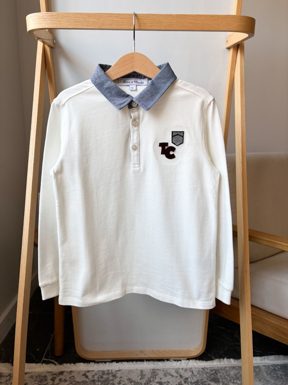 Хлопковое поло Tartine et Chocolat, 128