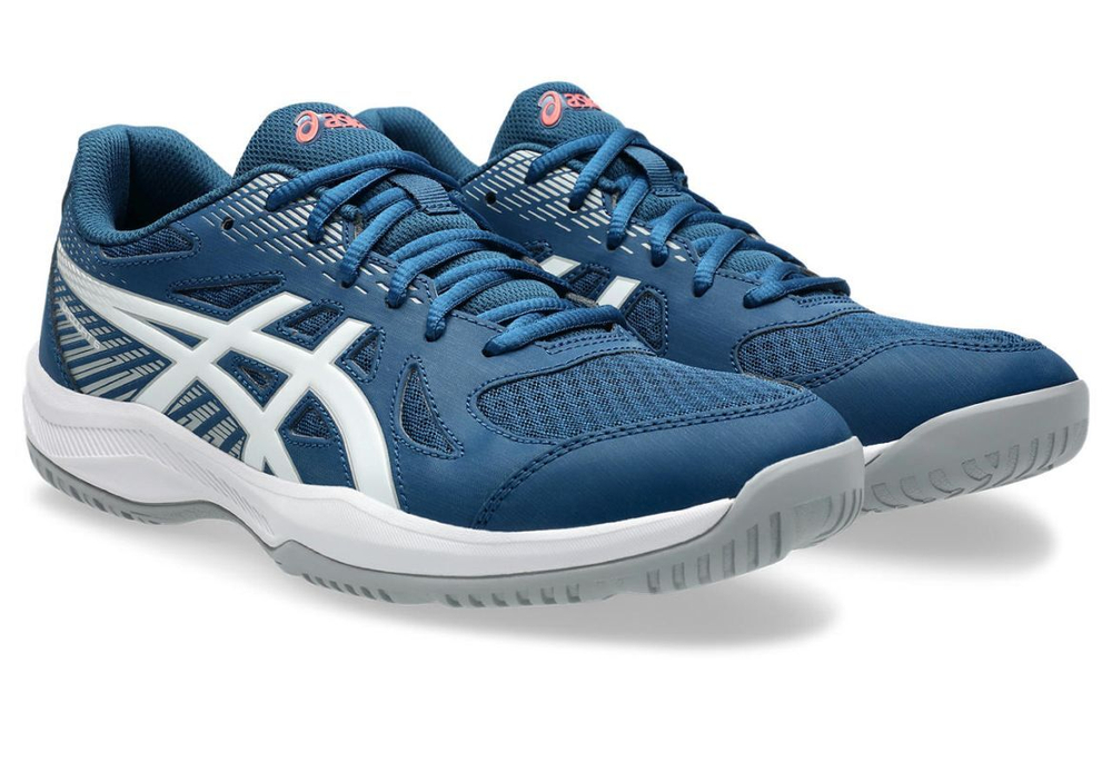 Мужские кроссовки для бадминтона/сквоша Asics Upcourt 6 - mako blue/white