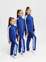 спортивный костюм для девочки яркий синий WILDWINS