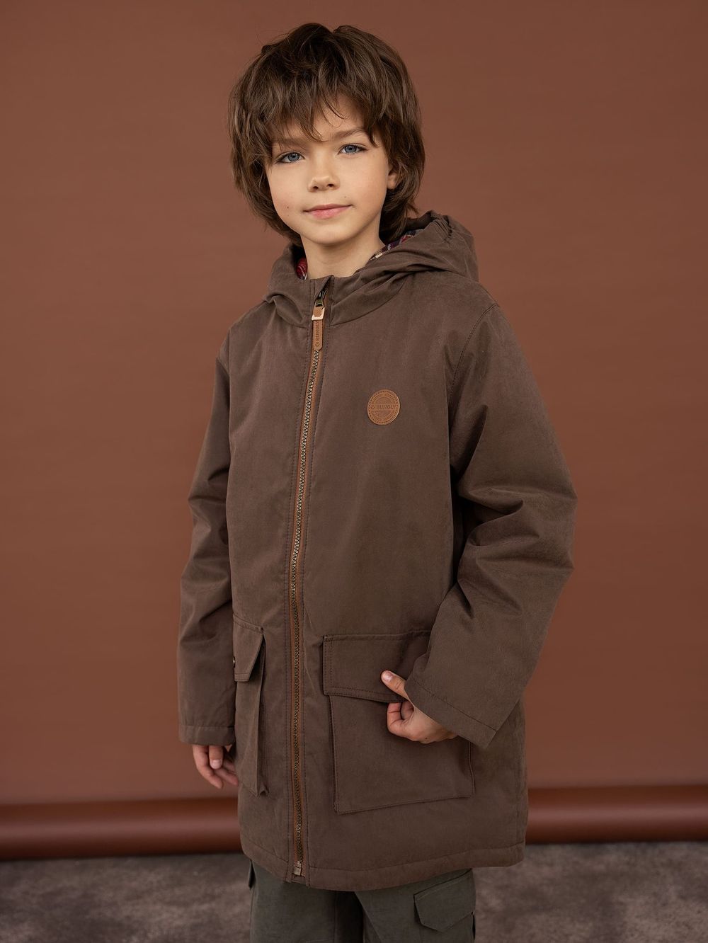Парка демисезонная "Кофе"