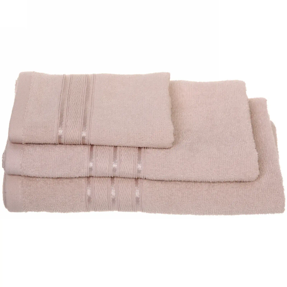 Полотенце махровое 70*120см «Comfort» цвет бежевый 04000 плотность 300гр/м2