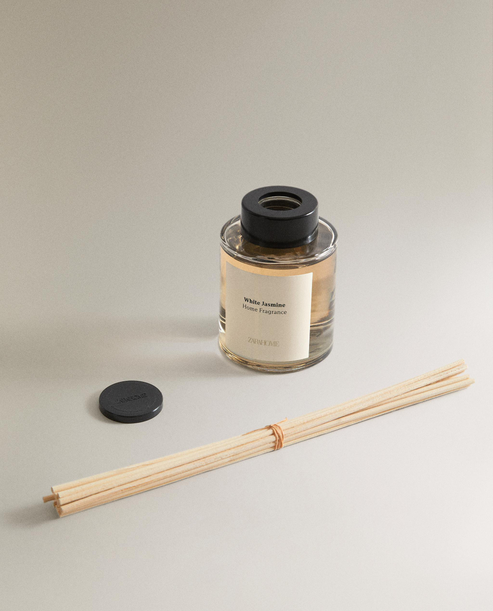 Zara Home Аромадиффузор White Jasmine 100 мл, тростниковые палочки микадо, аромат цветочный, Розовый