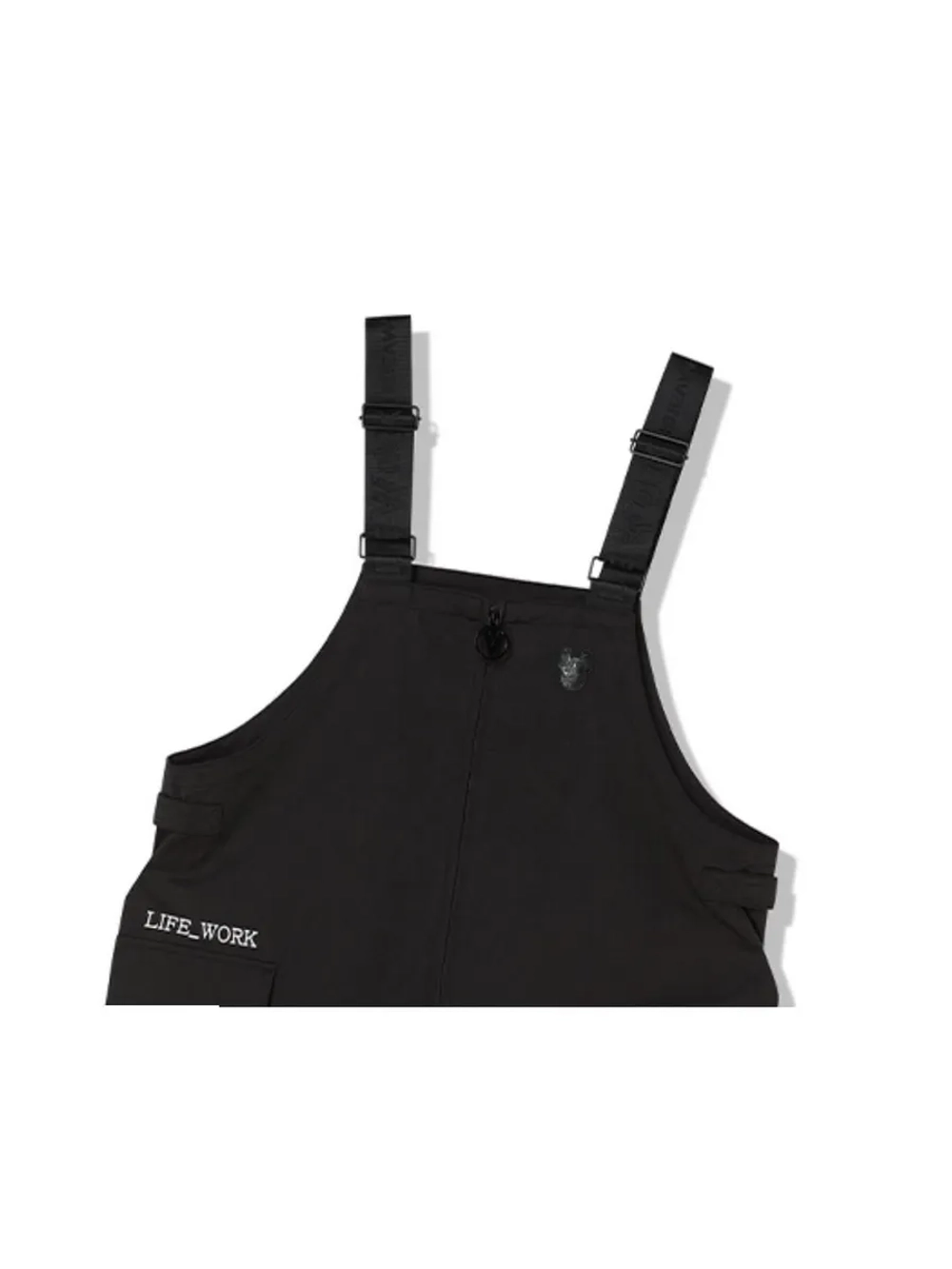 Джинсовый комбинезон с передним корманом