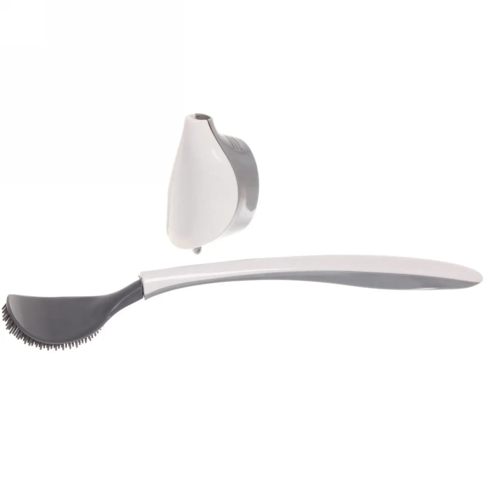 Ерш с креплением на стену «Стиль» 42 см, силиконовая щетка