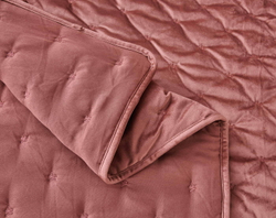 Покрывало 240x260 Sofi De MarkO Лея цвета марсалы