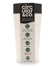 Стакан CIRCULAR&CO 355 мл Кремовый и космический черный (CCB-12oz)