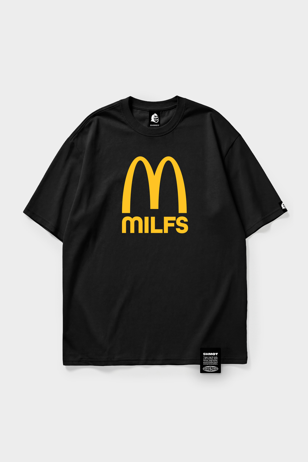 Футболка SHMOT "MILFS" MONO Черный
