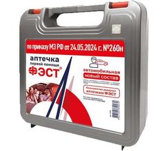 Аптечка для оказания первой помощи с применением медицинских изделий пострадавшим в дорожно-транспортных происшествиях (автомобильная) "ФЭСТ" (приказ 260н) 
, арт. 3736