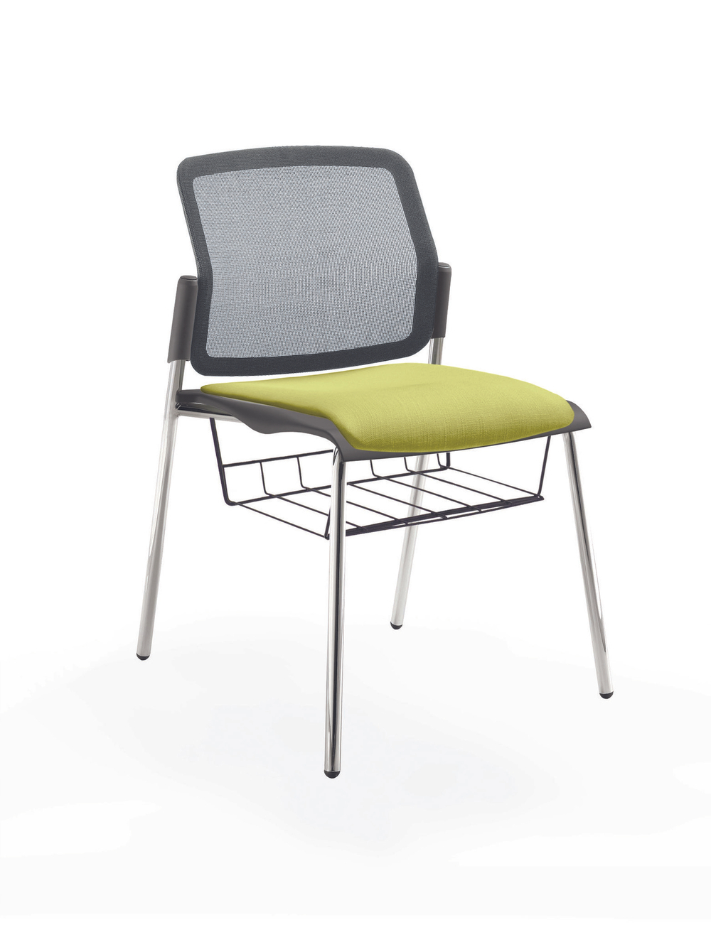 Movie стул со спинкой-сеткой и мягким сиденьем