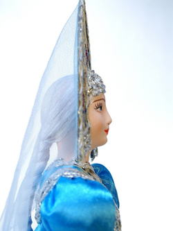 Кукла коллекционная "Русская снегурочка"