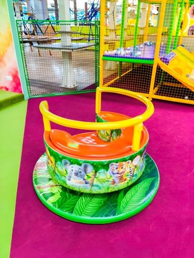 Карусель механическая чашка "Кристалл" (120х120х70 см)