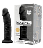 Фаллоимитатор SileXD Model 2 7,5 на присоске черный 19,2 см