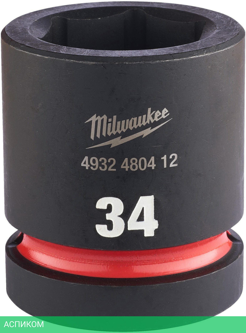 Головка ударная Milwaukee Shockwave 1" 34мм (4932480412)