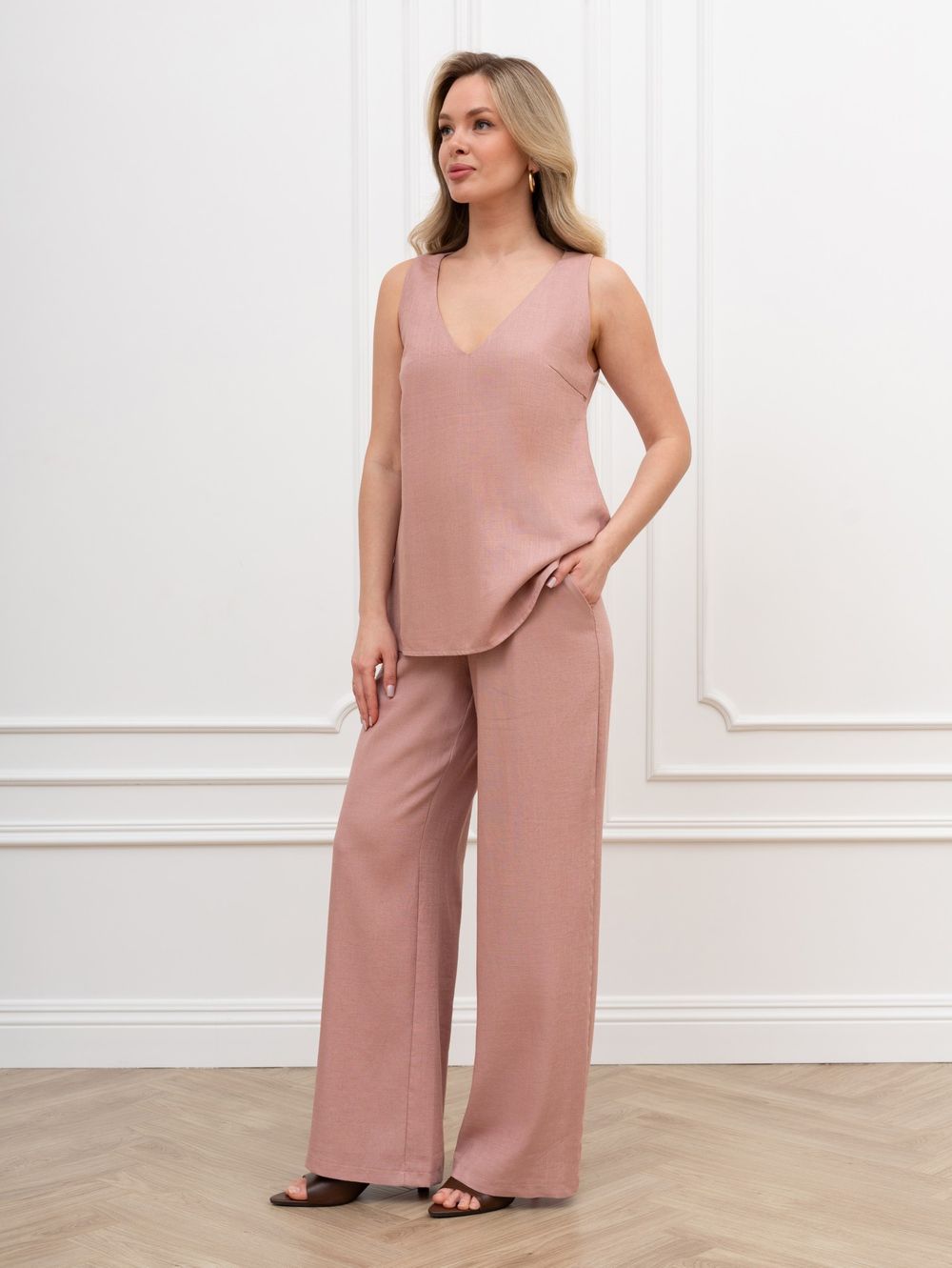 Блузка (топ) Сибелла-4 Виотекс ПУДРОВЫЙ