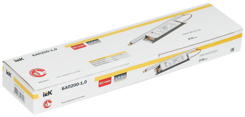 Блок аварийного питания БАП200-1,0 для LED IEK