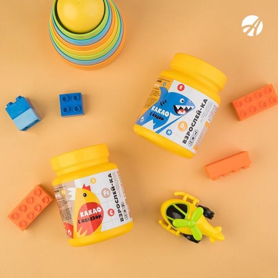 Какао "Взрослей-ка", обогащённый йодом и витаминами