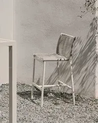 Уличный полубарный стул Culip 65 см, белый