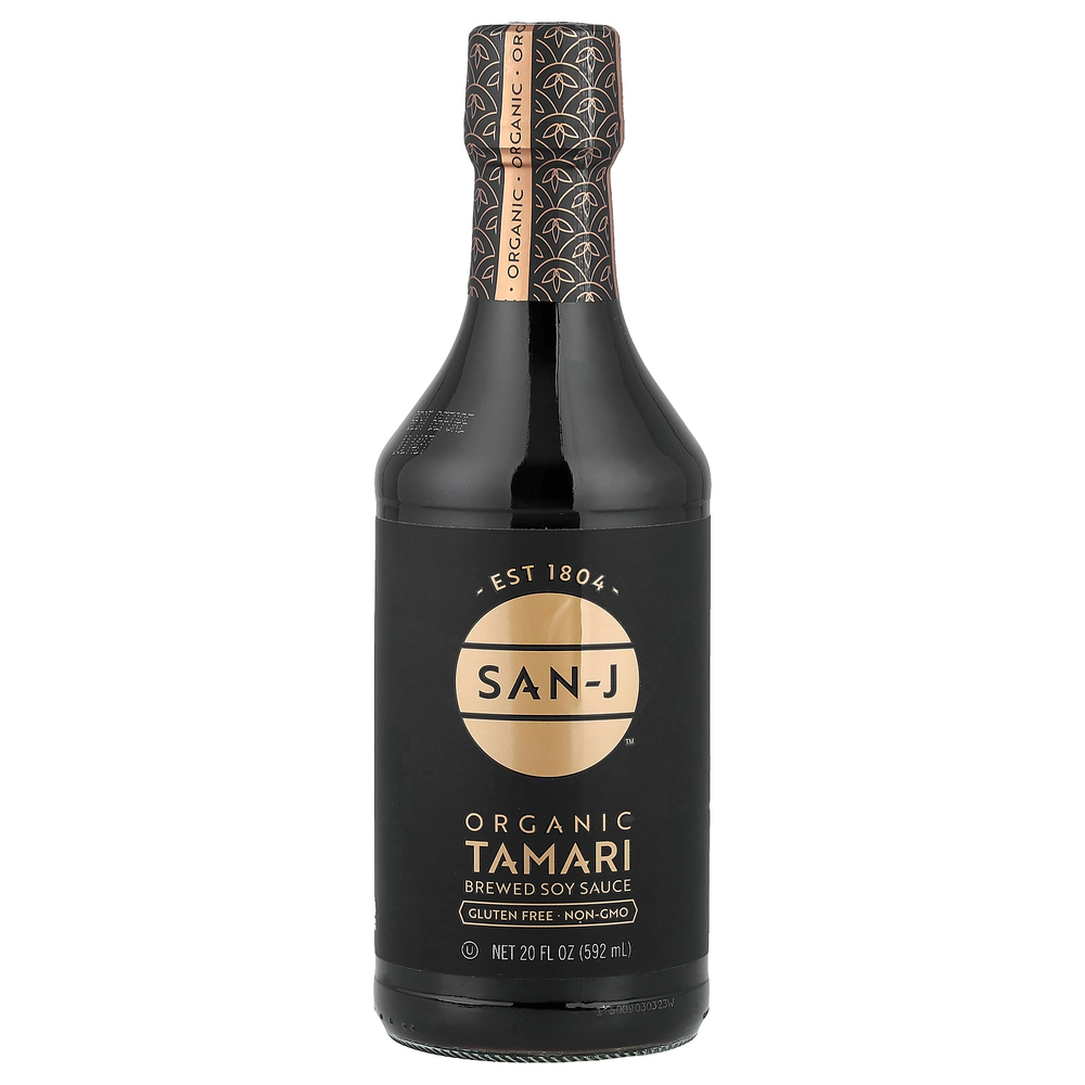 San-J, органический соевый соус из тамари, 592 мл (20 жидк. унций)