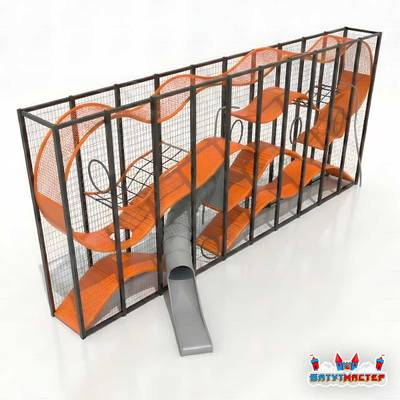 Плоский игровой лабиринт «Джунгли-Парк», 12×3,5×5 м