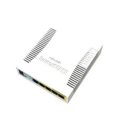 MikroTik RB260GSP (CSS106-1G-4P-1S) Коммутатор RouterBOARD 260GSP 1xSFP, 5x10/100/1000 Gigabit Ethernet, PoE with indoor case and power supply