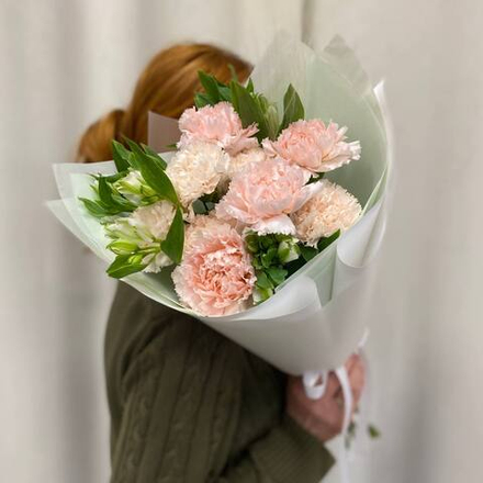 Букет гвоздика и альстромерия (сб 3)